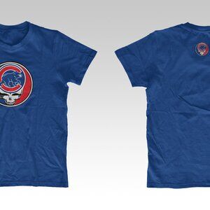 KFunk Cubs Grateful Dead inspired Wrigley parody Stealie Shakedown T Shirt